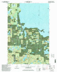 Jack Lake 1996 topographic map thumbnail