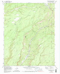 Jemez Springs 1970 topographic map thumbnail