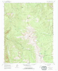 Jicarita Peak 1964 topographic map thumbnail
