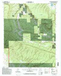 Kettner Canyon 1995 topographic map thumbnail