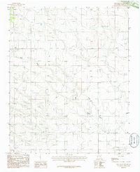 King Draw 1986 topographic map thumbnail
