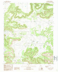 La Liendre 1989 topographic map thumbnail