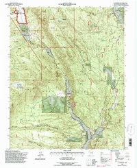 La Madera 1995 topographic map thumbnail