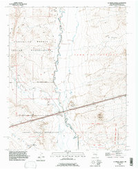 La Mesita Negra 1990 topographic map thumbnail