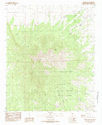 Ladron Peak 1985 topographic map thumbnail