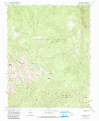 Latir Peak 1963 topographic map thumbnail