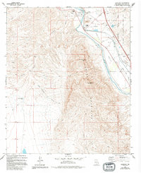 Leasburg 1978 topographic map thumbnail