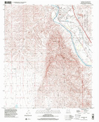 Leasburg 1996 topographic map thumbnail