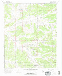 Lindrith 1963 topographic map thumbnail