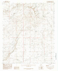 Livingston Ridge 1985 topographic map thumbnail