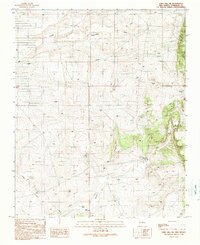 Lobo Hill NE 1990 topographic map thumbnail
