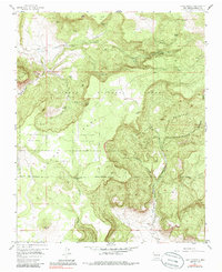 Lobo Springs 1957 topographic map thumbnail
