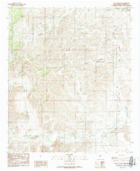 Loco Canyon 1989 topographic map thumbnail