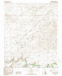 Logan NE 1989 topographic map thumbnail