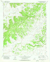 Shoemaker Canyon SE 1972 topographic map thumbnail