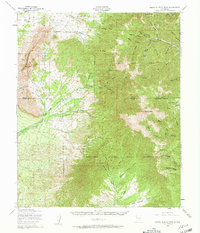 Sierra Blanca Peak 1950 topographic map thumbnail