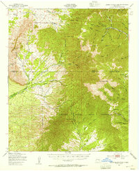 Sierra Blanca Peak 1950 topographic map thumbnail