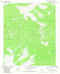 Sierra Blanca Peak 1982 topographic map thumbnail