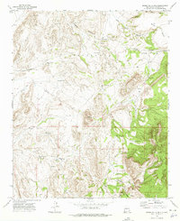 Sierra De La Cruz 1972 topographic map thumbnail