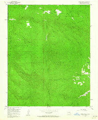 Sierra Mosca 1953 topographic map thumbnail