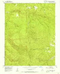 Sierra Mosca 1953 topographic map thumbnail