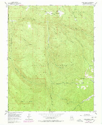 Sierra Mosca 1953 topographic map thumbnail