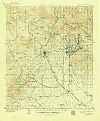 Silver City 1909 topographic map thumbnail