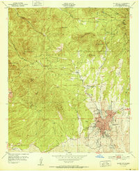 Silver City 1951 topographic map thumbnail