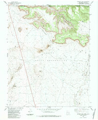 Skinney Rock 1983 topographic map thumbnail