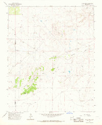 Skull Mesa 1966 topographic map thumbnail