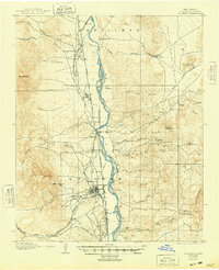 Socorro 1906 topographic map thumbnail