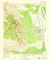 Socorro 1959 topographic map thumbnail