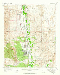 Socorro 1959 topographic map thumbnail