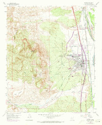 Socorro 1959 topographic map thumbnail