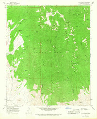South Baldy 1965 topographic map thumbnail