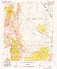 South Garcia SE 1954 topographic map thumbnail