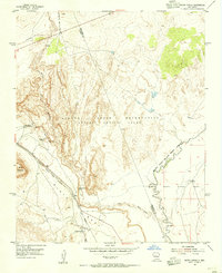 South Garcia 1954 topographic map thumbnail
