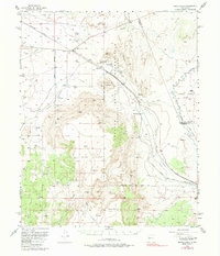 South Garcia 1956 topographic map thumbnail