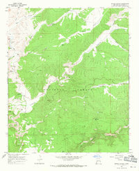 Spring Canyon 1967 topographic map thumbnail
