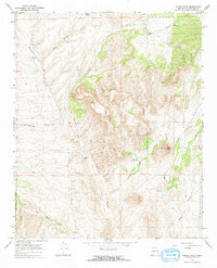 Squaw Peak 1965 topographic map thumbnail