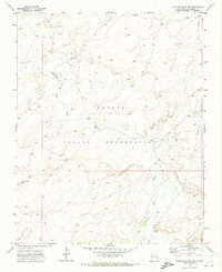 Standing Rock NW 1970 topographic map thumbnail