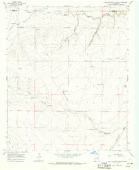 Swallow Nest Canyon 1967 topographic map thumbnail