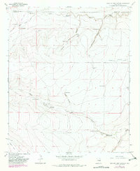 Swallow Nest Canyon 1967 topographic map thumbnail