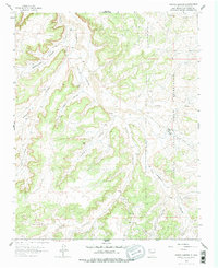 Tafoya Canyon 1963 topographic map thumbnail