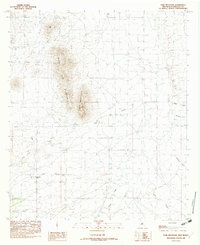 Tank Mountain 1982 topographic map thumbnail