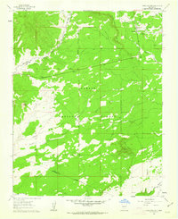 Taos Junction 1960 topographic map thumbnail