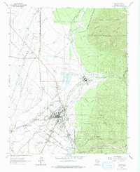 Taos 1964 topographic map thumbnail