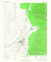 Taos 1964 topographic map thumbnail