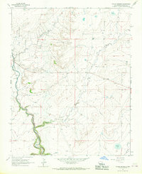Taylor Springs 1965 topographic map thumbnail
