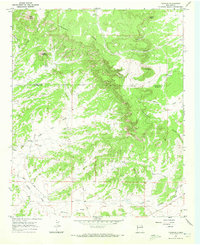 Techado 1967 topographic map preview